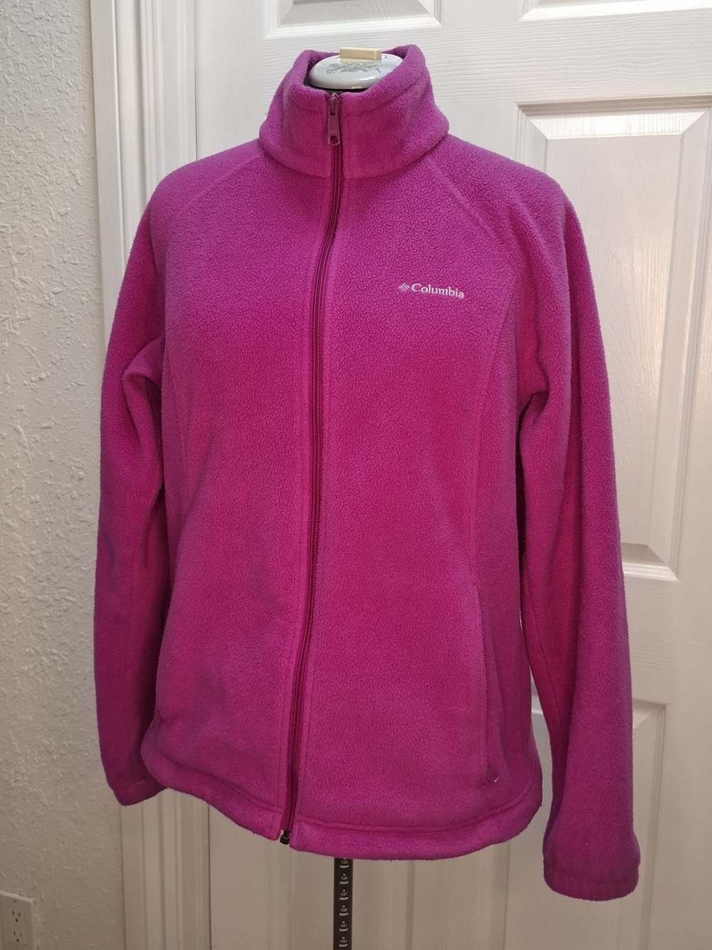 Columbia Purple Full-Zip Fleece Jacket